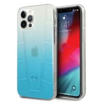 Mercedes-Benz MEHCP12LCLGBL iPhone 12 Pro Max σκληρή θήκη Transparent Line μπλε