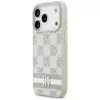 DKNY καρό μοτίβο με τυπωμένες ρίγες θήκη για iPhone 17 Pro - μπεζ