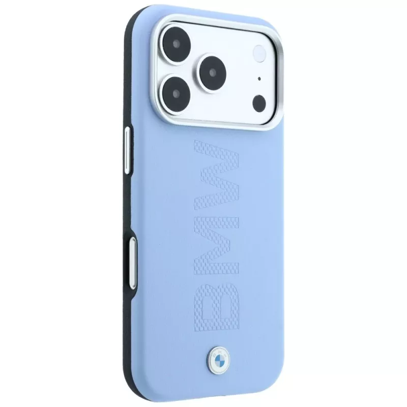 BMW Sign Centered Deboss MagSafe θήκη για iPhone 18 Pro / 17 Pro - μπλε