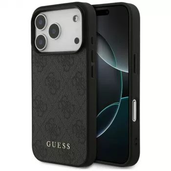GUESS 4G Classic θήκη προστασίας πλάτης για Apple iPhone 18 Pro / 17 Pro - μαύρο