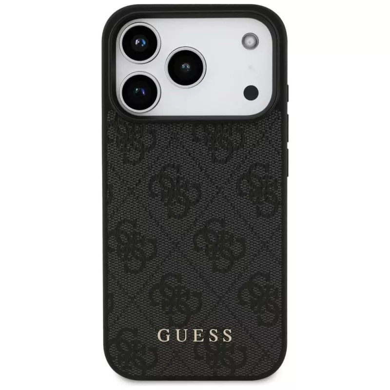 GUESS 4G Classic θήκη προστασίας πλάτης για Apple iPhone 18 Pro / 17 Pro - μαύρο
