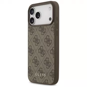 GUESS 4G Classic θήκη για iPhone 18 Pro Max / 17 Pro Max - καφέ