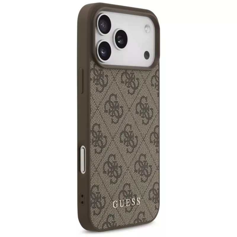 GUESS 4G Classic θήκη για iPhone 18 Pro Max / 17 Pro Max - καφέ