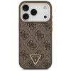 GUESS 4G Triangle Logo MagSafe θήκη για iPhone 17 Pro / 18 Pro - καφέ