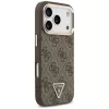 GUESS 4G Triangle Logo MagSafe θήκη για iPhone 17 Pro / 18 Pro - καφέ
