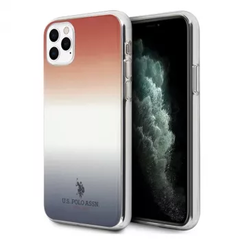 U.S. Polo Assn. Gradient Pattern θήκη για Apple iPhone 11 Pro – μπλε & κόκκινο