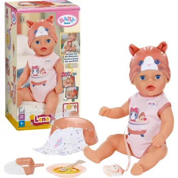 ZAPF CREATION Zapf Baby born Lena Cat 36cm κούκλα με μαλακό σώμα