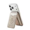 GUESS 4G Stand & Mirror MagSafe θήκη πορτοφόλι για iPhone - ροζ