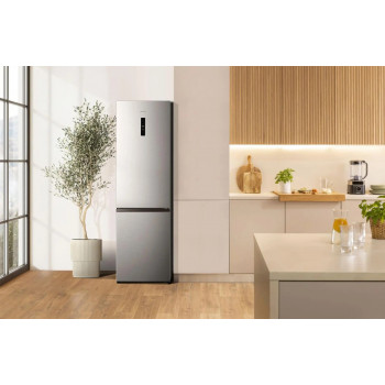Gorenje NRK620EAXL4 Ελεύθερος Ψυγειοκαταψύκτης, 331L συνολική χωρητικότητα, NoFrost Plus, όψη ανοξείδωτου χάλυβα, ενεργειακή κλάση E