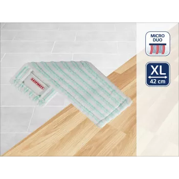 Leifheit Micro Duo ανταλλακτικό πανί σφουγγαρίσματος τυρκουάζ λευκό
