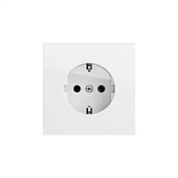 Gira 446670 πρίζα SCHUKO, χωνευτή, λευκό γυαλιστερό, 16 A, 250 V, System 55