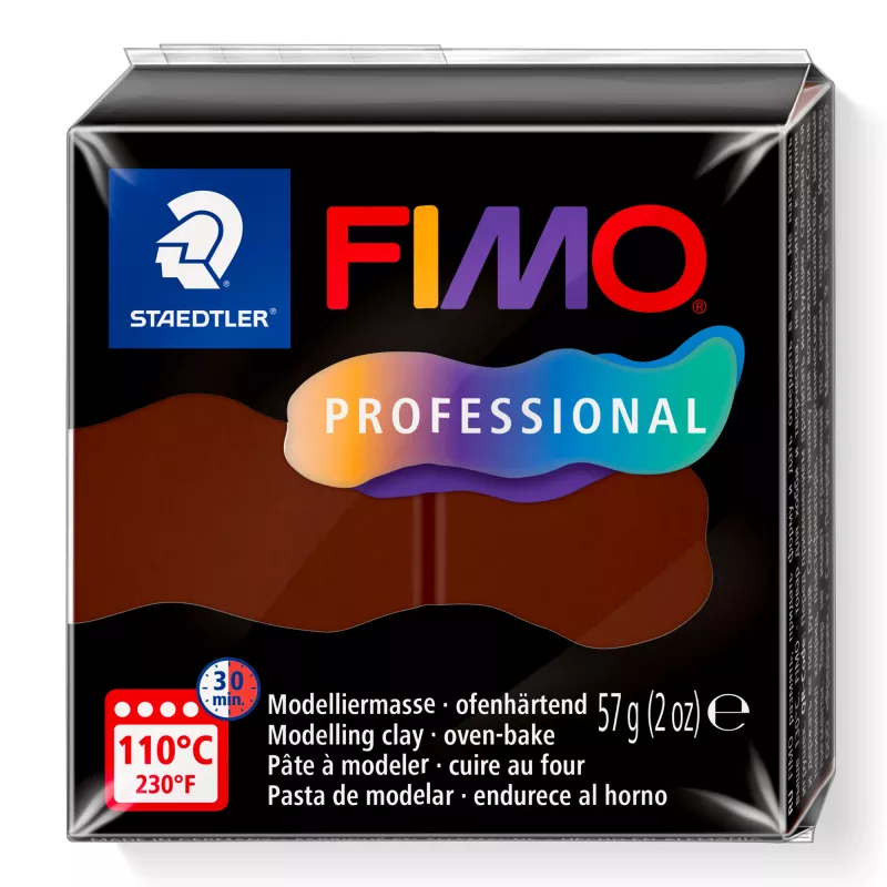 STAEDTLER FIMO Professional Πλαστελίνη μοντελοποίησης Σοκολάτα 57g (8040-77)