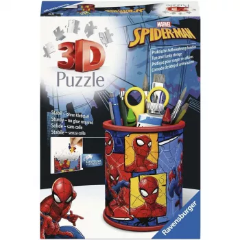 RAVENSBURGER 3D παζλ βάση στυλό Spider-Man - 54 κομμάτια, επίσημο Marvel, Easy Click