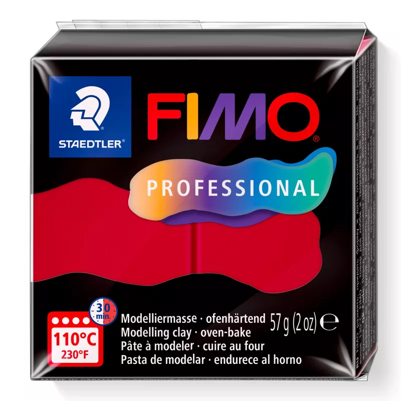 STAEDTLER FIMO Professional Polymer Clay 57g Carmine (22)