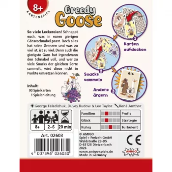 AMIGO Greedy Goose παιδικό επιτραπέζιο παιχνίδι για 2-4 παίκτες από 5 ετών
