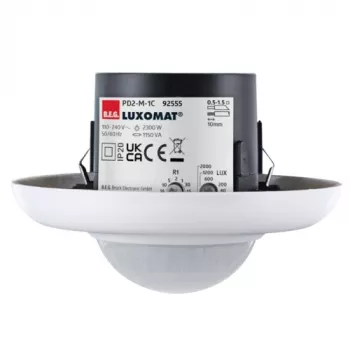 BEG LUXOMAT PD2-M-1C-UP Χωνευτός ανιχνευτής παρουσίας με PIR, 1 καναλιού, Λευκό