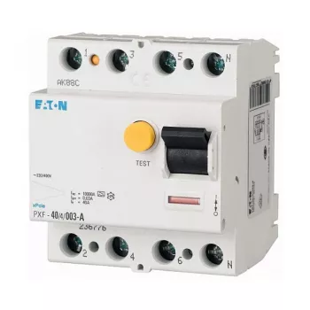 Eaton PXF-40/4/03-A Ρελέ διαφυγής (RCCB), 40 A, 4-πολικό, 300 mA, Type A, 230/400 V AC