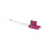 SYNERGY21 OM4 LC σε LC Duplex Uniboot Push-Pull Καλώδιο οπτικών ινών patch, 5m, Aqua, LSZH, 2mm