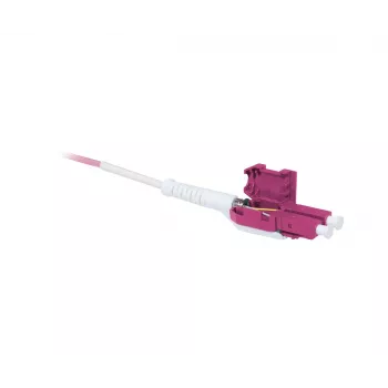 SYNERGY21 OM4 LC σε LC Duplex Uniboot Push-Pull Καλώδιο οπτικών ινών patch, 5m, Aqua, LSZH, 2mm