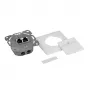 LOGILINK επιτοίχια πρίζα Cat.6A 2xRJ45 STP, κάθετη, λευκή