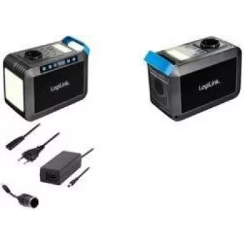 LogiLink PPS0301 φορητός σταθμός ενέργειας 300W, 288Wh, καθαρό ημιτονοειδές κύμα, 1x AC, 1x DC, 4x USB-A, 1x USB-C PD, μαύρος
