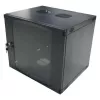 LogiLink επιτοίχιο ντουλάπι 19 inch 6U, Flat Pack, μαύρο (RAL 9005)