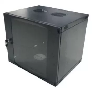LogiLink επιτοίχιο ντουλάπι 19 inch 6U, Flat Pack, μαύρο (RAL 9005)