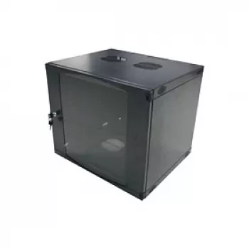 LogiLink επιτοίχιο ντουλάπι 19 inch 6U, Flat Pack, μαύρο (RAL 9005)