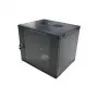 LogiLink επιτοίχιο ντουλάπι 19 inch 6U, Flat Pack, μαύρο (RAL 9005)