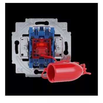 ABB Busch-Jaeger μηχανισμός διακόπτη με σχοινί 1-πολικός κλειστός 10A 250V χωνευτός