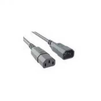 Bachmann καλώδιο επέκτασης τροφοδοσίας IEC C14 σε C13, 0,75 m, γκρι