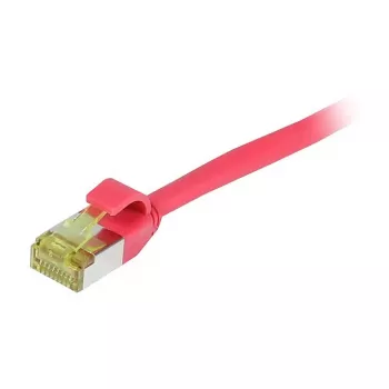 Synergy21 CAT6A S/FTP Slim Καλώδιο patch, 1,0 m, Κόκκινο, LSZH/TPE, 500MHz, 10Gbps, AWG28