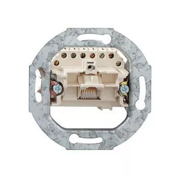 Rutenbeck UAE 8 (8) Up 0 Πρίζα δικτύου RJ45 χωνευτή, Cat.5e, χωρίς θωράκιση, Λευκό