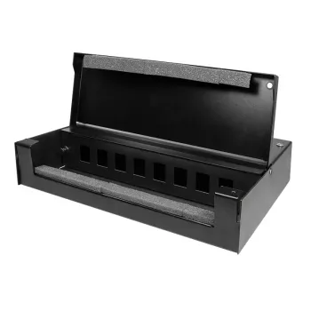 LogiLink Κουτί σημείου ενοποίησης για 8 ή 12 μονάδες Keystone, Μέταλλο, Μαύρο