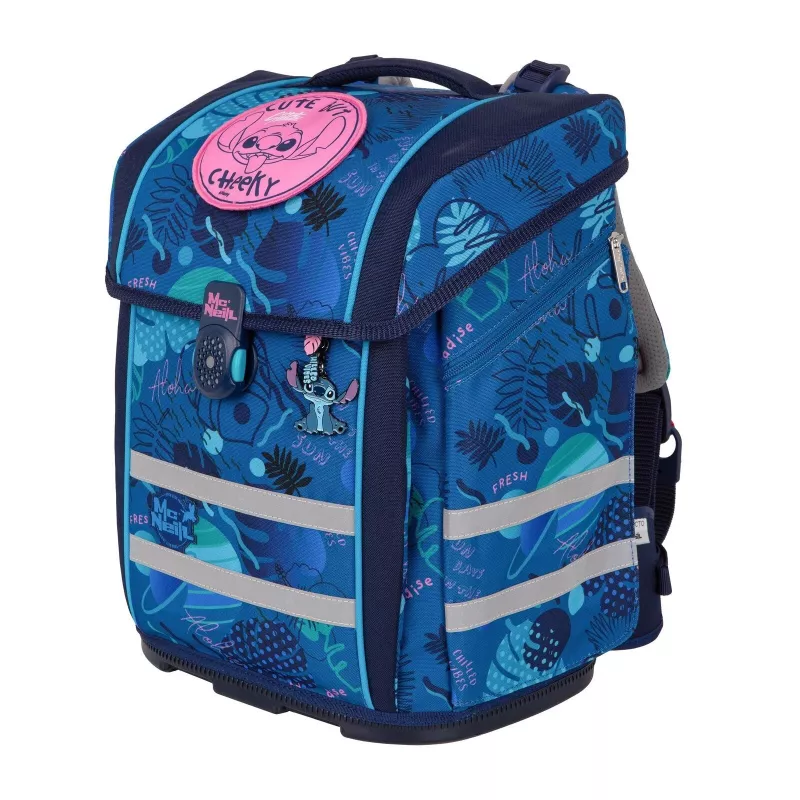 McNeill PERFECTO Σετ σχολικής τσάντας 5 τεμ. Disney Stitch