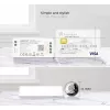 MIBOXER FUT036S Single Color 2.4G LED Dimmer Controller DC12-24V, 12A, Push Dim, RF Wireless, White