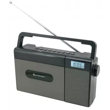 Soundmaster RCD1170SW φορητό ραδιόφωνο CD με FM, Bluetooth, USB & επαναφορτιζόμενη μπαταρία - μαύρο