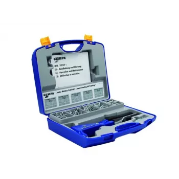 Gesipa PolyGrip® Junior κουτί πριτσινιών – 352 τεμαχίων σετ τυφλών πριτσινιών σε μεταλλική βαλίτσα