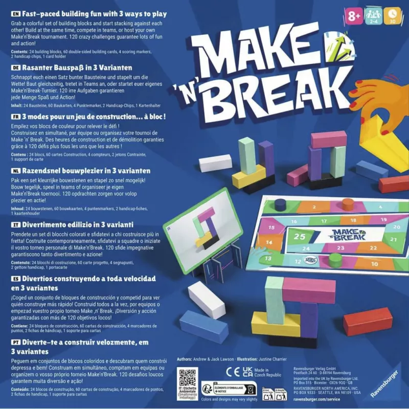 Ravensburger Make 'n' Break Family παιχνίδι κατασκευής