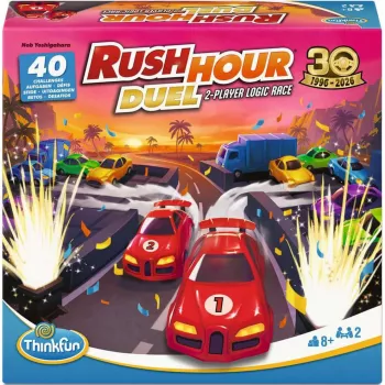Ravensburger Rush Hour Duel – παιχνίδι λογικής για 2 παίκτες: παζλ κυκλοφοριακής συμφόρησης