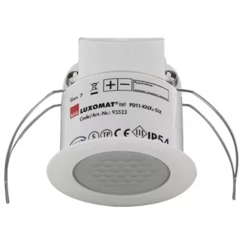 BEG PD11-KNXs-FLAT-DX-DE KNX ανιχνευτής παρουσίας, χωνευτός, 360°, Λευκό