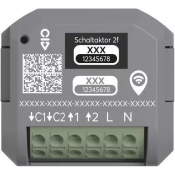 ABB free@home 2-κάναλο χωνευτό ρελέ 62821 U-WL