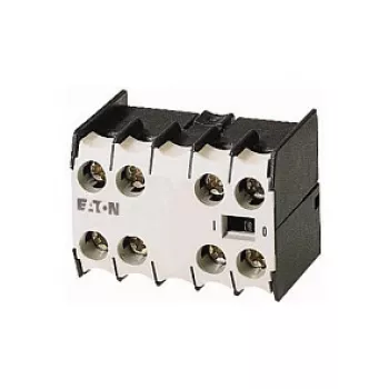 Eaton 22DILE βοηθητικό μπλοκ επαφών 2NO+2NC βιδωτές συνδέσεις μπροστινή στερέωση για ρελέ DIL E