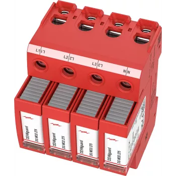 DEHN 943405 DG MD TNS 275 FM Τύπος 2 απαγωγός υπέρτασης 3+1 πόλοι 40kA