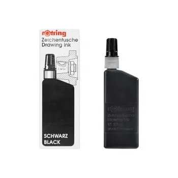 rOtring Isograph μαύρο μελάνι pigment 23 ml για τεχνικά όργανα σχεδίασης