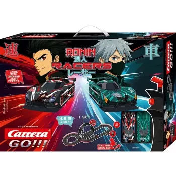 Carrera GO Ronin Racers 1:43 σετ αγώνων slotcar με loop και διάβαση