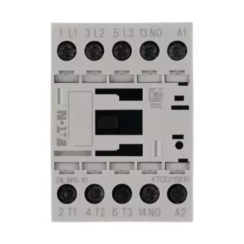 Eaton DILM15-10 24 V DC ρελέ ισχύος, 3-πολικό, 15 A, 7,5 kW, 1 NO βοηθητική επαφή