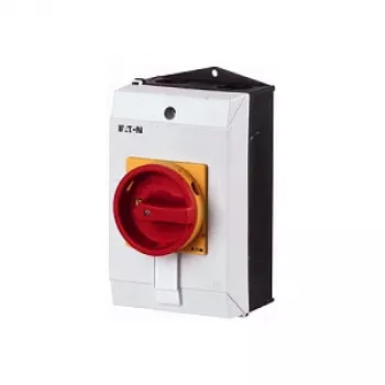 Eaton T0-2-1/I1/SVB Διακόπτης κύριος, 20 A, 3πολος, επιτοίχια τοποθέτηση, διακόπτης έκτακτης ανάγκης, κόκκινο/κίτρινο