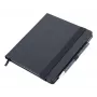 TROIKA BLACK SLIMPAD A5 μπλοκ σημειώσεων με σκούρο μπλε στυλό