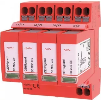 DEHN DG MP TNS 275 Τύπου 2 συσκευή προστασίας υπέρτασης 4-πολική 275V AC 20kA